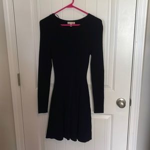 Black sweater dress